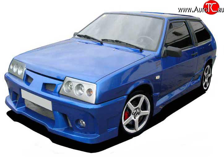5 199 р. Передний бампер Скиф Лада 2108 (1984-2003) (Неокрашенный)  с доставкой в г. Пермь