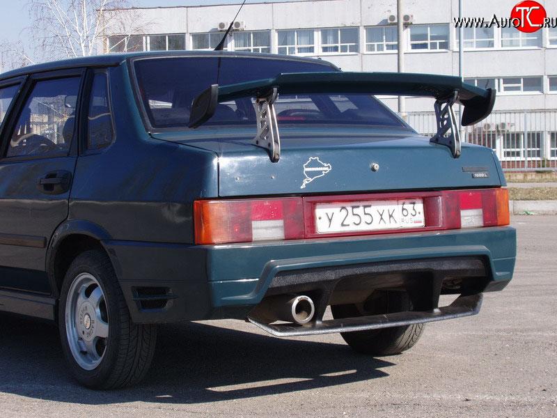 5 699 р. Задний бампер Рузанов Лада 21099 (1990-2004) (Неокрашенный)  с доставкой в г. Пермь