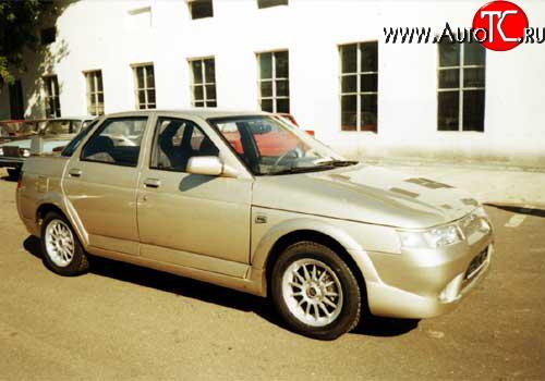 3 899 р. Комплект накладок на двери Elegance Лада 2110 седан (1995-2007) (Неокрашенные)  с доставкой в г. Пермь