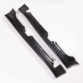 1 199 р. Комплект порогов Autodemic  ИжАвто Ода  2126 (1991-2005) (Текстурная поверхность)  с доставкой в г. Пермь. Увеличить фотографию 2