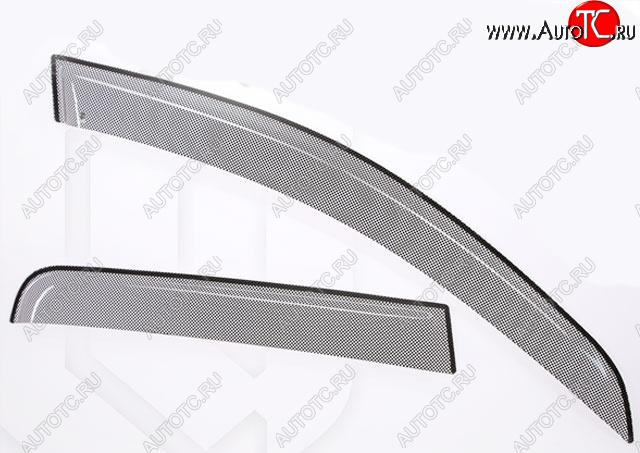 2 399 р. Дефлектора окон CA-Plastic  Acura MDX  YD2 (2006-2009) дорестайлинг (Шелкография черная, Без хром. молдинга)  с доставкой в г. Пермь
