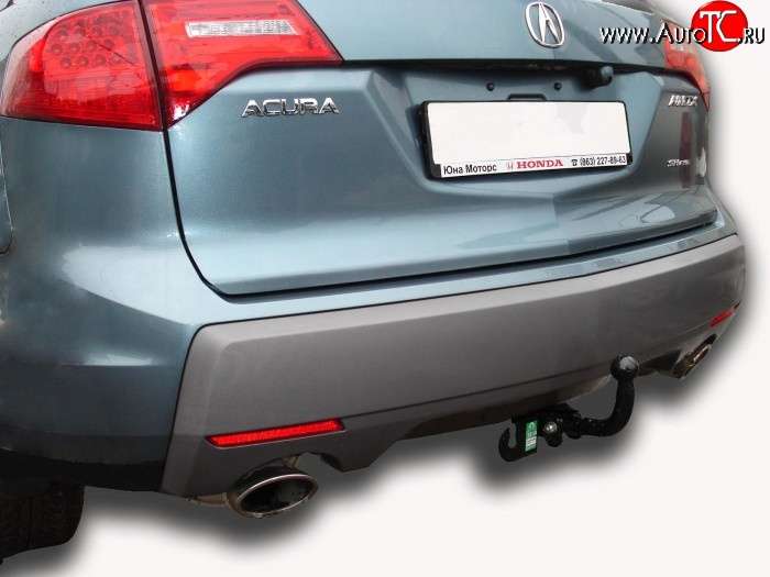 10 399 р. Фаркоп Лидер Плюс  Acura MDX  YD2 (2006-2009) дорестайлинг (Без электропакета)  с доставкой в г. Пермь