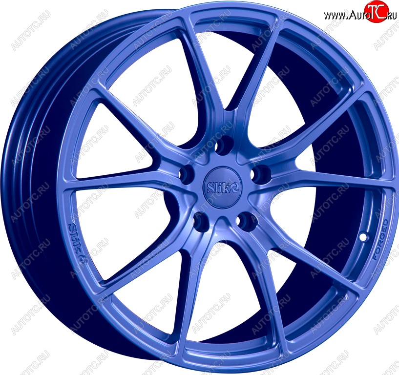 35 499 р. Кованый диск Slik PREMIUM L-827 8.0x18   (Синий (BLUE))  с доставкой в г. Пермь