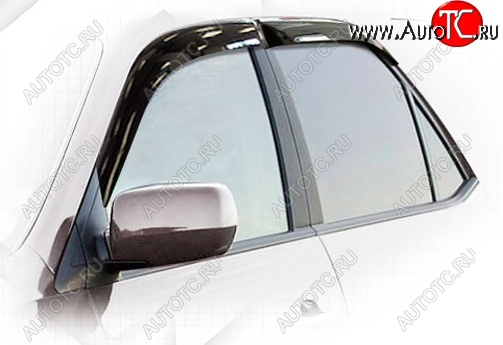 1 999 р. Дефлектора окон CA-Plastiс  Acura MDX  YD1 (2000-2003) дорестайлинг (Classic полупрозрачный, Без хром.молдинга)  с доставкой в г. Пермь
