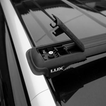 15 499 р. Багажник в сборе LUX Хантер L56  Acura MDX  YD2 (2006-2013), CITROEN Berlingo  B9 (2008-2022), Mercedes-Benz GLE class ( C292,  W167) (2015-2025), Mercedes-Benz ML class  W166 (2011-2015), Nissan Liberty (2001-2004), Nissan Pathfinder  R52 (2012-2017), Peugeot Partner  Tepee (2008-2018) (аэро-трэвэл (104-114 см и 110-120 см), черный)  с доставкой в г. Пермь. Увеличить фотографию 5