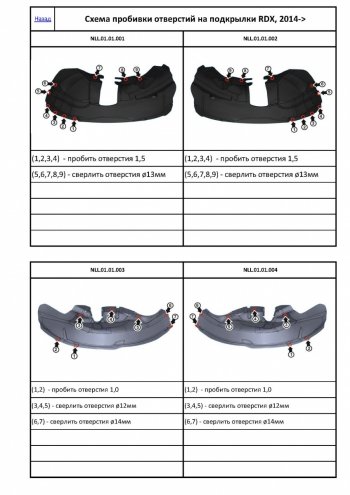 1 574 р. Правый подкрылок задний TOTEM  Acura RDX  TB3, TB4 (2015-2018) рестайлинг  с доставкой в г. Пермь. Увеличить фотографию 3
