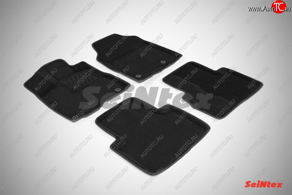 6 929 р. Комплект ковриков в салон 3D с текстильным покрытием Seintex Acura RDX TB3, TB4 дорестайлинг (2012-2015)  с доставкой в г. Пермь