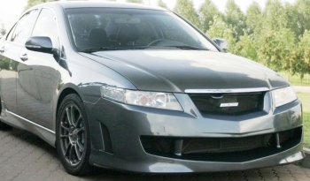 8 399 р. Бампер передний Mugen Style Honda Accord 7 CL седан дорестайлинг (2002-2005) (Неокрашенный)  с доставкой в г. Пермь. Увеличить фотографию 2