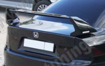 Спойлер высокий составной MUGEN Style var №2 Acura TSX  CU2 (2008-2014), Honda Accord  8 CU (2008-2011)