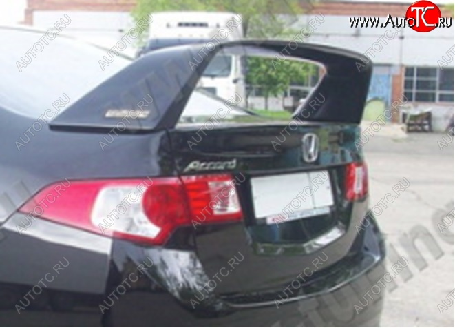 7 699 р. Спойлер багажника MV tuning (высокий, var №1) Honda Accord 8 CU седан дорестайлинг (2008-2011) (Неокрашенный)  с доставкой в г. Пермь