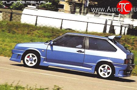 2 299 р. Пороги накладки ZestLine Лада 2108 (1984-2003) (Неокрашенные)  с доставкой в г. Пермь