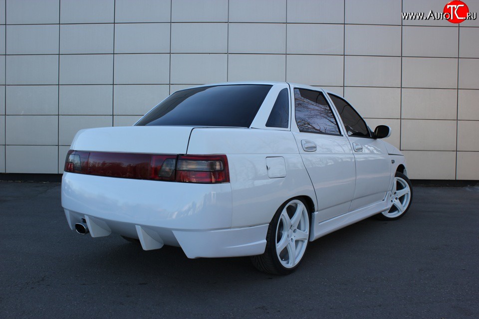 6 199 р. Задний бампер AS-RS Лада 2110 седан (1995-2007) (Неокрашенный)  с доставкой в г. Пермь