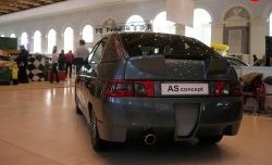5 749 р. Задний бампер Concept Лада 2112 купе (2002-2009) (Неокрашенный)  с доставкой в г. Пермь. Увеличить фотографию 2