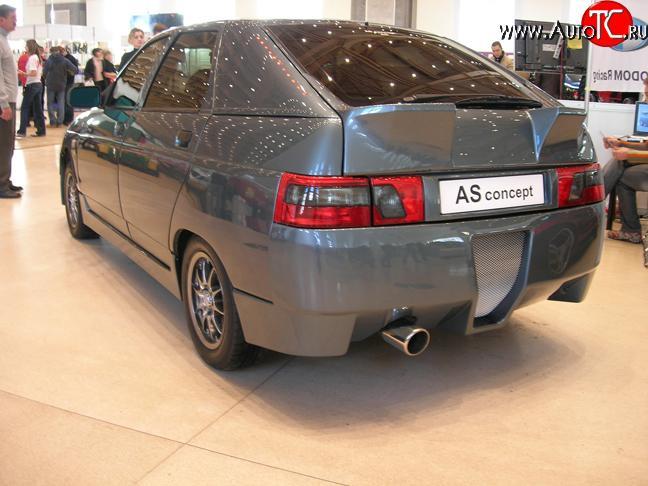 5 749 р. Задний бампер Concept Лада 2112 купе (2002-2009) (Неокрашенный)  с доставкой в г. Пермь