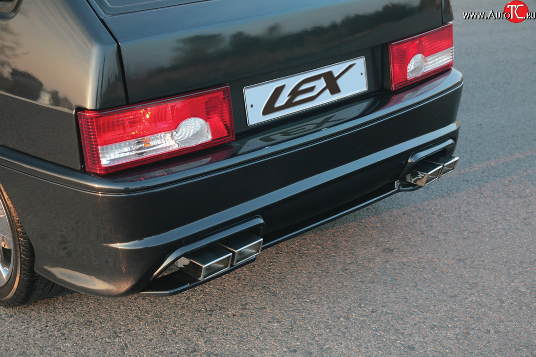 2 299 р. Накладка Lex-Line на задний бампер LEX Лада 2114 (2001-2014) (Неокрашенная)  с доставкой в г. Пермь