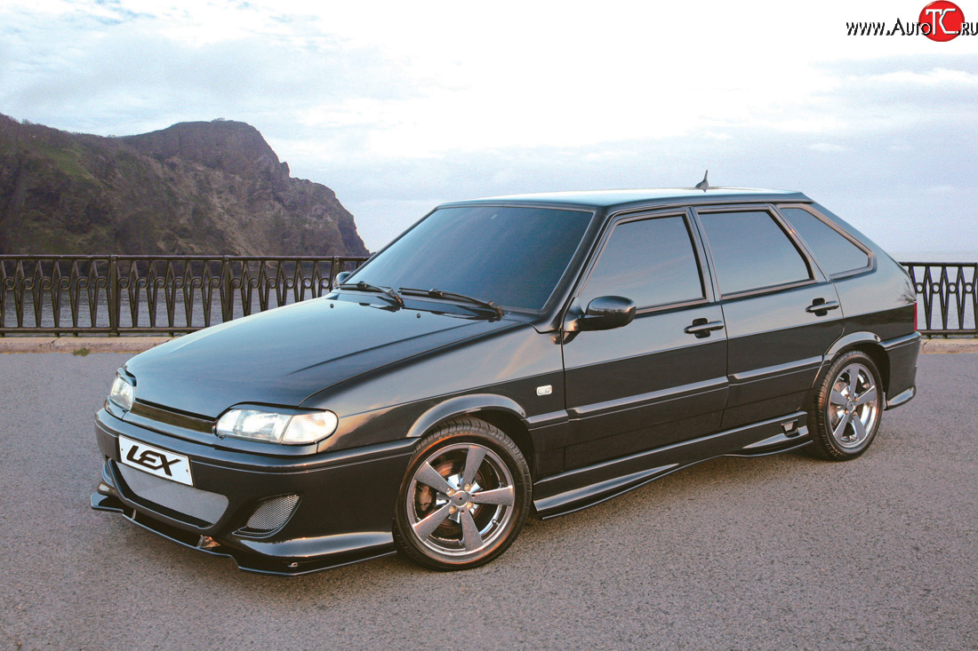 2 679 р. Накладка Lex-Line на передний бампер LEX Лада 2108 (1984-2003) (Неокрашенная)  с доставкой в г. Пермь