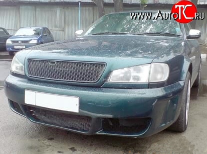 8 899 р. Передний бампер Rieger Audi A6 С4 седан (1994-1997)  с доставкой в г. Пермь