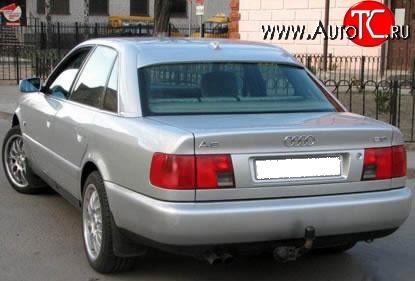 3 349 р. Козырёк STW Style на заднее лобовое стекло автомобиля Audi A6 С4 седан (1994-1997) (Неокрашенный)  с доставкой в г. Пермь