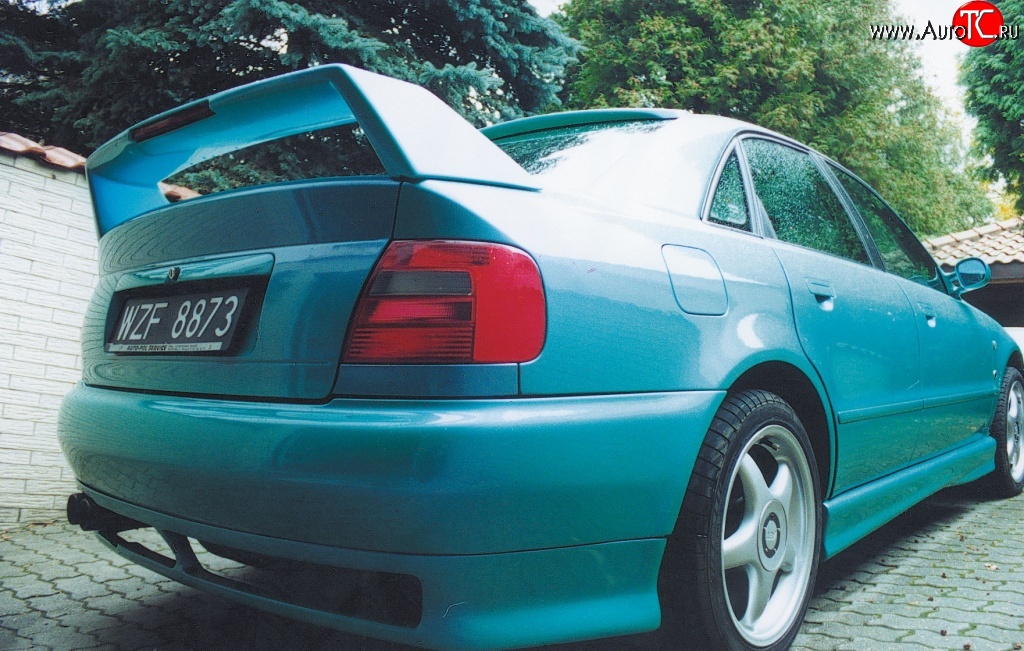 3 199 р. Пороги накладки Rieger Audi A4 B5 8D5 универсал 2-ой рестайлинг (1999-2001)  с доставкой в г. Пермь
