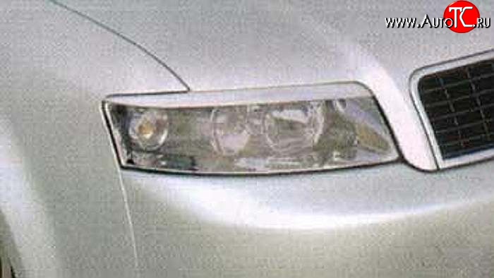 999 р. Реснички СT на фары Audi A4 B6 седан (2000-2006) (Неокрашенные)  с доставкой в г. Пермь