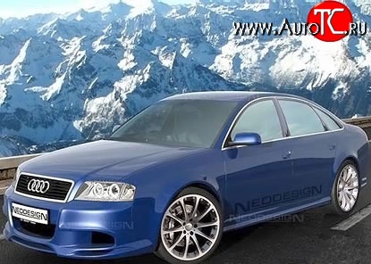 12 599 р. Передний бампер Magnus Style Audi A6 C5 дорестайлинг, седан (1997-2001) (Неокрашенный)  с доставкой в г. Пермь