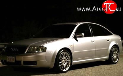 4 749 р. Пороги накладки Vortex Audi A6 C5 дорестайлинг, седан (1997-2001) (Неокрашенные)  с доставкой в г. Пермь