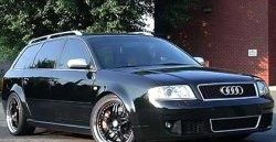 4 749 р. Пороги накладки Vortex Audi A6 C5 дорестайлинг, седан (1997-2001) (Неокрашенные)  с доставкой в г. Пермь. Увеличить фотографию 2
