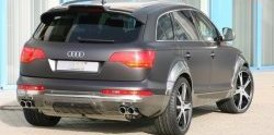 6 999 р. Накладка заднего бампера ABT Audi Q7 4L дорестайлинг (2005-2009)  с доставкой в г. Пермь. Увеличить фотографию 2