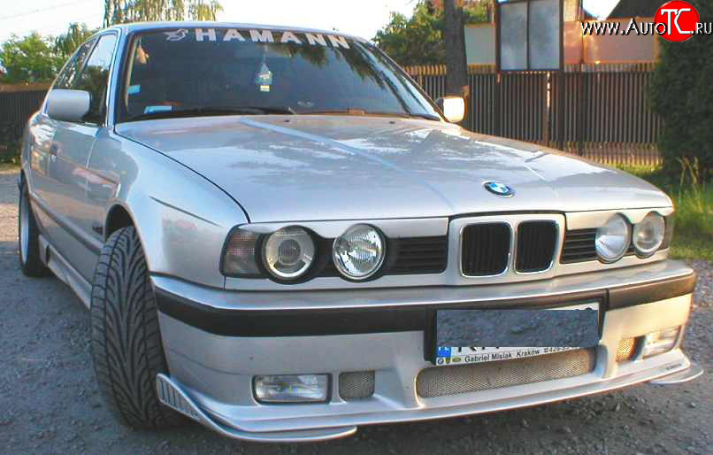 5 399 р. Накладка переднего бампера Classic BMW 5 серия E34 седан дорестайлинг (1988-1994)  с доставкой в г. Пермь