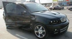21 499 р. Передний бампер Тарантул BMW X5 E53 дорестайлинг (1999-2003) (Неокрашенный)  с доставкой в г. Пермь. Увеличить фотографию 3