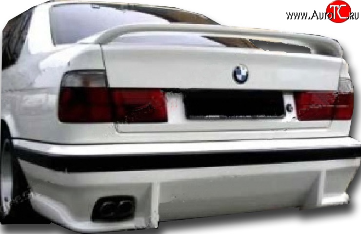 4 399 р. Накладка заднего бампера Street BMW 5 серия E34 седан дорестайлинг (1988-1994)  с доставкой в г. Пермь
