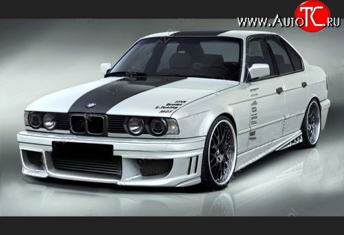 8 899 р. Передний бампер Turbo BMW 5 серия E34 седан дорестайлинг (1988-1994)  с доставкой в г. Пермь
