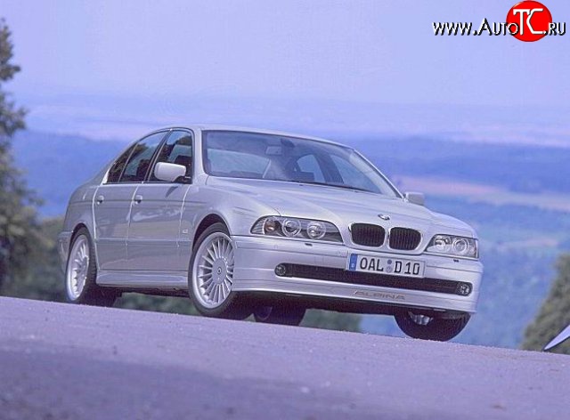 4 399 р. Накладка Alpine на передний бампер BMW 5 серия E39 седан рестайлинг (2000-2003)  с доставкой в г. Пермь