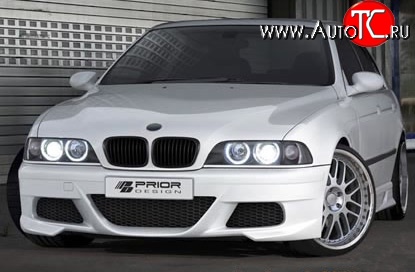 9 799 р. Передний бампер PRIOR Design BMW 5 серия E39 седан рестайлинг (2000-2003) (Без сетки, Неокрашенный)  с доставкой в г. Пермь