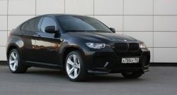 4 749 р. Накладки Global-Tuning на передний бампер автомобиля  BMW X6  E71 (2008-2014) дорестайлинг, рестайлинг (Неокрашенная)  с доставкой в г. Пермь. Увеличить фотографию 2