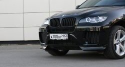 4 749 р. Накладки Global-Tuning на передний бампер автомобиля  BMW X6  E71 (2008-2014) дорестайлинг, рестайлинг (Неокрашенная)  с доставкой в г. Пермь. Увеличить фотографию 9
