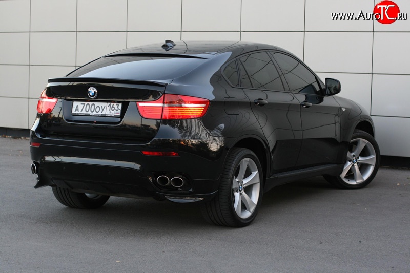 4 999 р. Спойлер Global-Tuning BMW X6 E71 дорестайлинг (2008-2012) (Неокрашенный)  с доставкой в г. Пермь