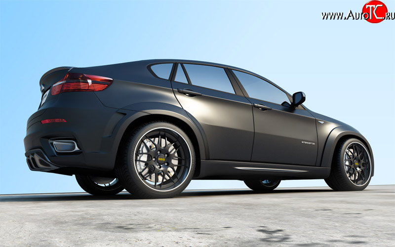 22 999 р. Комплект расширителей арок Interceptor BMW X6 E71 дорестайлинг (2008-2012) (Неокрашенные)  с доставкой в г. Пермь