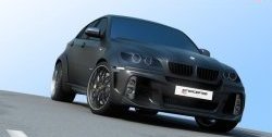 Передний бампер Interceptor BMW X6 E71 дорестайлинг (2008-2012)