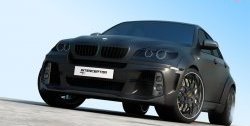 Реснички передних фар Interceptor BMW X6 E71 дорестайлинг (2008-2012)