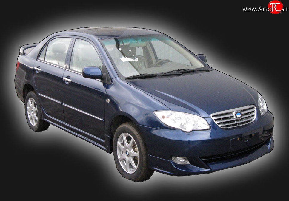 6 099 р. Пороги накладки GT Dynamics Lifan Solano  дорестайлинг (2010-2015) (Неокрашенные)  с доставкой в г. Пермь