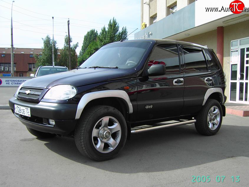 3 299 р. Арки крыльев Аскет  Chevrolet Niva  2123 (2002-2008), Лада 2123 (Нива Шевроле) (2002-2008) (Неокрашенные)  с доставкой в г. Пермь