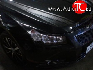 869 р. Реснички Style Chevrolet Cruze J305 хэтчбек дорестайлинг (2009-2012) (Неокрашенные)  с доставкой в г. Пермь