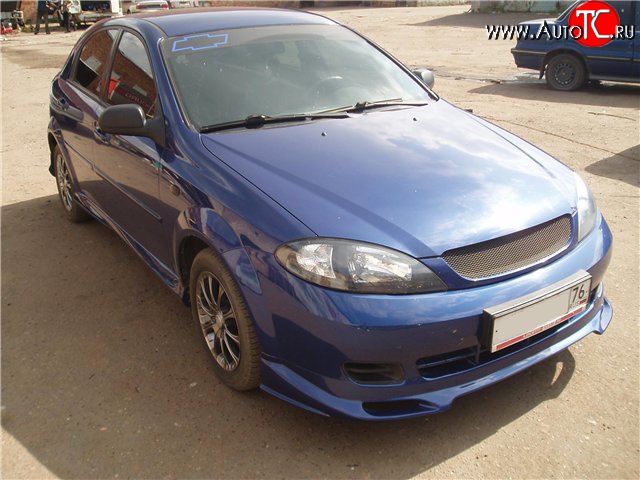 3 799 р. Накладка переднего бампера CT-1 Chevrolet Lacetti хэтчбек (2002-2013) (Неокрашенная)  с доставкой в г. Пермь