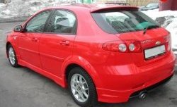 3 499 р. Пороги накладки Street Edition Chevrolet Lacetti хэтчбек (2002-2013) (Неокрашенные)  с доставкой в г. Пермь. Увеличить фотографию 3