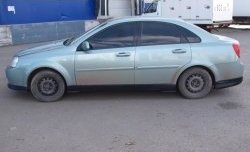 3 399 р. Пороги накладки CTS Daewoo Gentra KLAS седан (2012-2016) (Неокрашенные)  с доставкой в г. Пермь. Увеличить фотографию 2