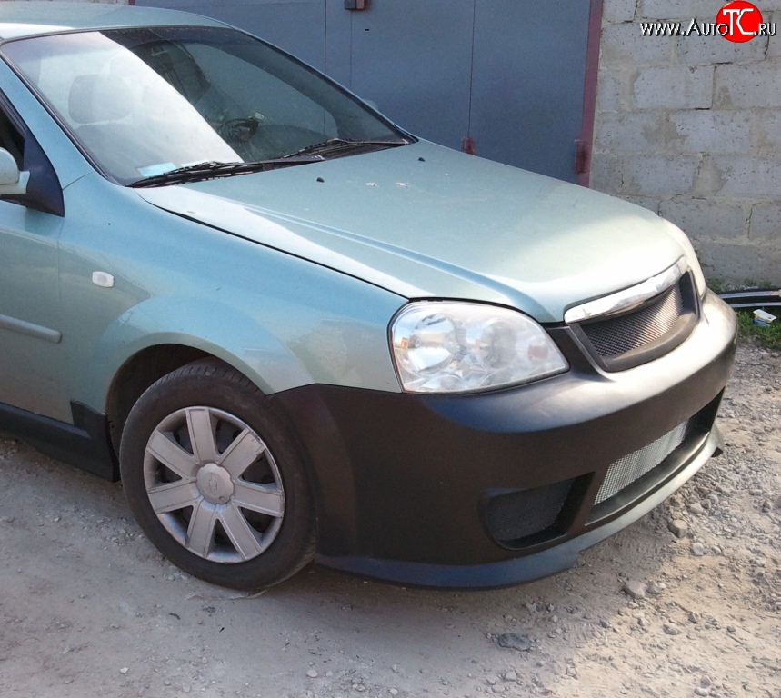 5 999 р. Передний бампер KATO Chevrolet Lacetti седан (2002-2013) (Неокрашенный)  с доставкой в г. Пермь