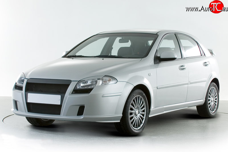 5 599 р. Передний бампер Sport Daewoo Gentra KLAS седан (2012-2016) (Неокрашенный)  с доставкой в г. Пермь
