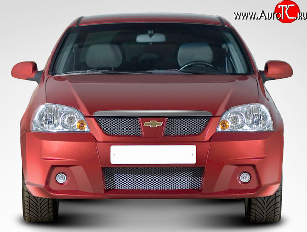 5 599 р. Передний бампер Style на Chevrolet Lacetti седан (2002-2013) (Неокрашенный)  с доставкой в г. Пермь