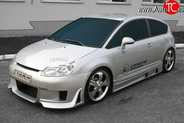 9 749 р. Пороги накладки Futura CITROEN C4  дорестайлинг, хэтчбэк 5 дв. (2004-2008) (Неокрашенные)  с доставкой в г. Пермь
